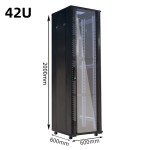 42U服务器机柜加厚钢板网络机柜机房用服务器机柜网络机柜批发